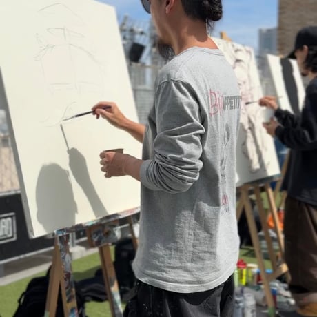 LivePaint【Kensuke Takahashi】F30号(910×727mm)/2026.4.18(土) Nina ※送料着払い※