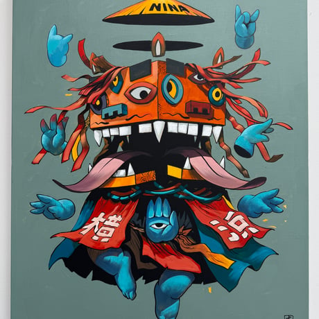 LivePaint【Kensuke Takahashi】F30号(910×727mm)/2026.4.18(土) Nina ※送料着払い※