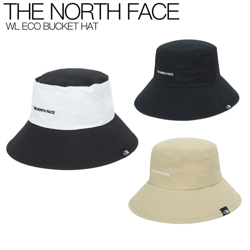 送料無料】ノースフェイス THE NORTH FACE WL ECO BUCKET HAT... 韓国限定 ノースフェイス エコ バケットハット ホワイトレーベル L