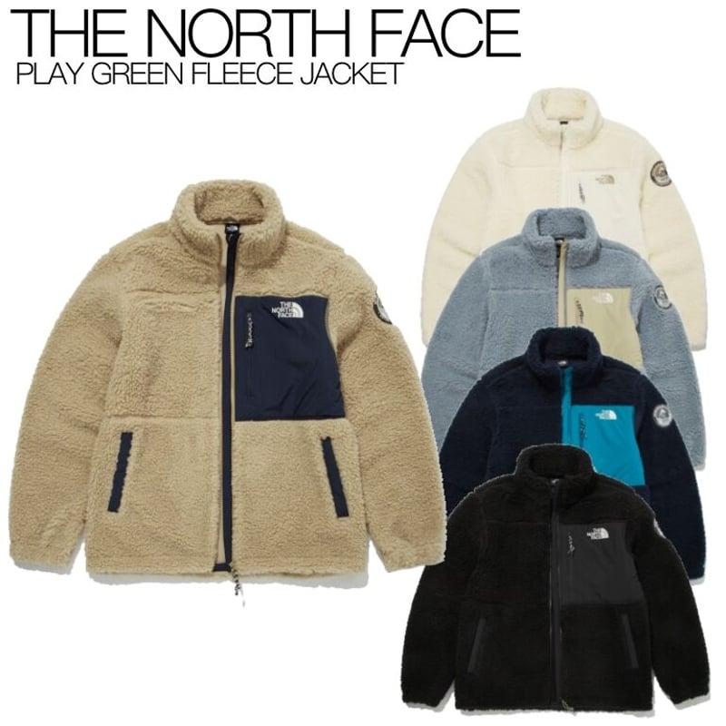 THE NORTH FACE PLAY GREEN フリースジャケット　XS