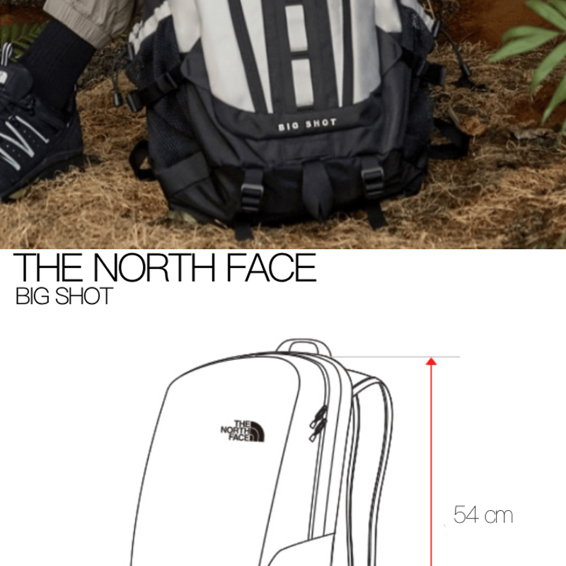 韓国限定】THE NORTH FACE ビッグショット バックパック Lカーキ-