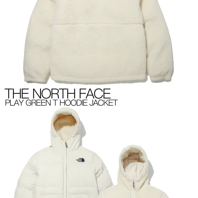 the north face play green t hoodie