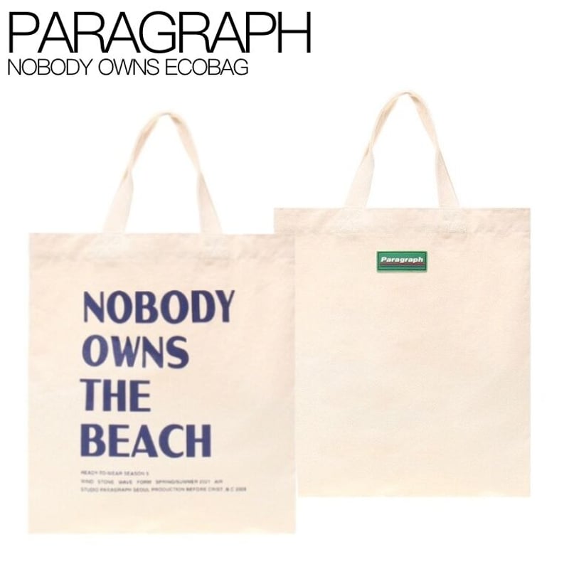 送料無料】Paragraph パラグラフ NOBODY OWNS ECOBAG ノーバディー...