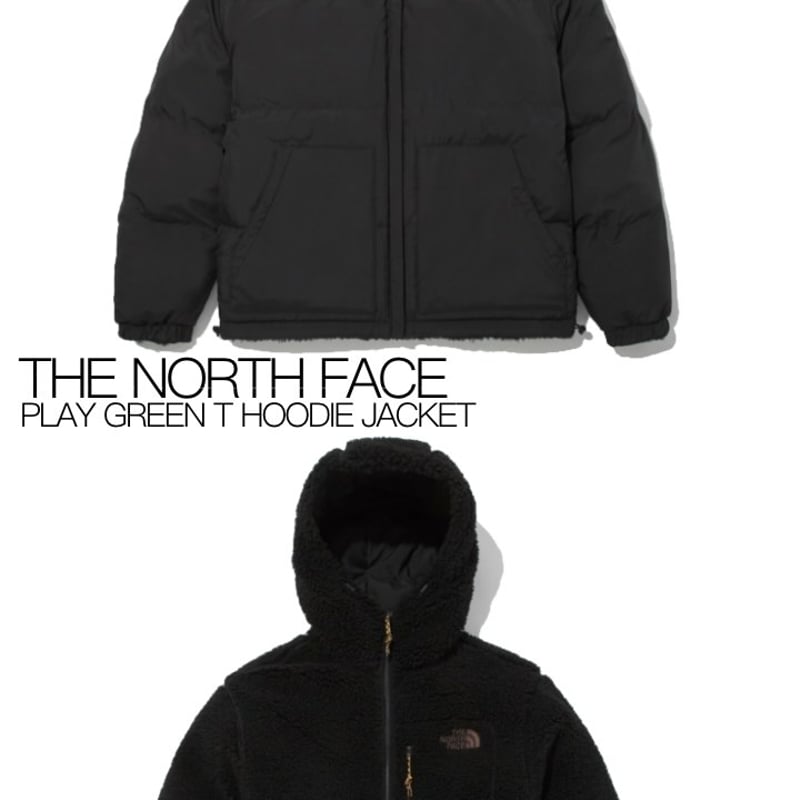 the north face play green t hoodie