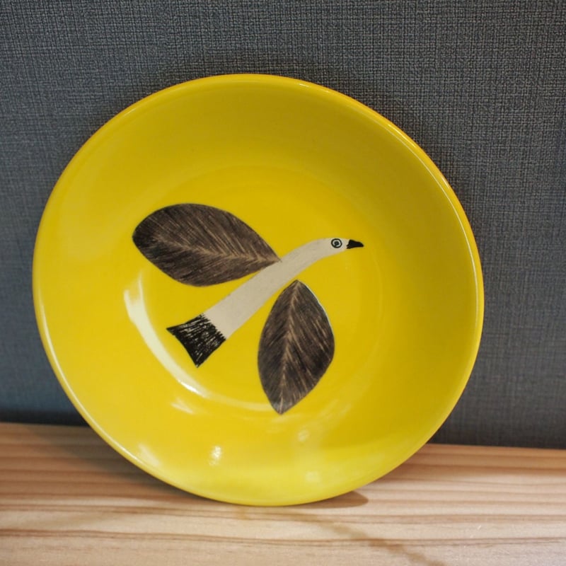 プレート 皿 松尾ミユキ Bird | 六畳の雑貨店asiriru