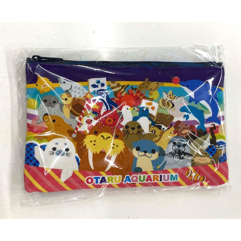 オリジナル フラットポーチ 新パレード | おたる水族館 ペン太のおみやげや
