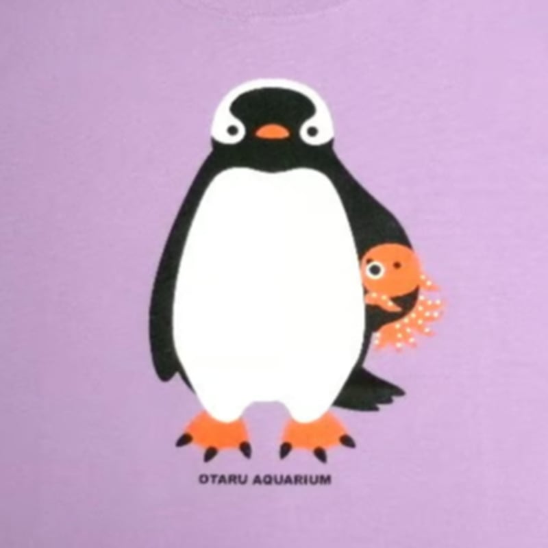 オリジナル だっこたこTシャツ 大人 | おたる水族館 ペン太のおみやげや