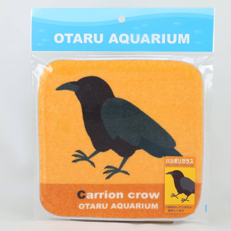 オリジナルミニタオル ハシボソガラス（勝手にいます） | おたる水族館