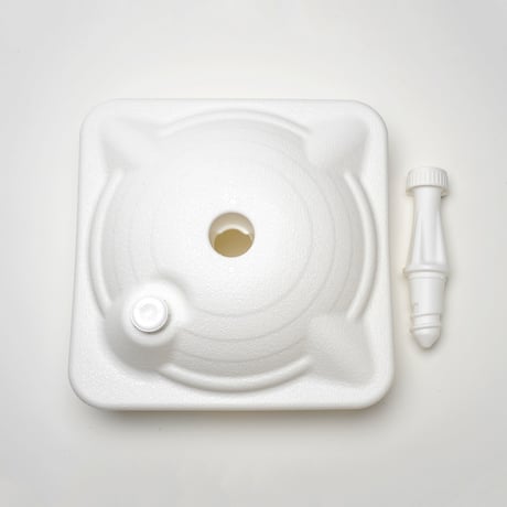 注水式スタンド２２Kg（白）【６個セット】パラソルスタンド