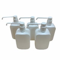 ポンプボトル（白）５００ｍＬ【５個セット】