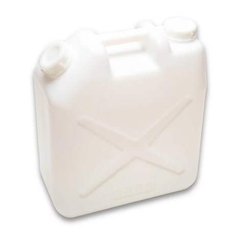 ポリタンク（白）２０Ｌ【１０個セット】ポリ缶ノズル無し