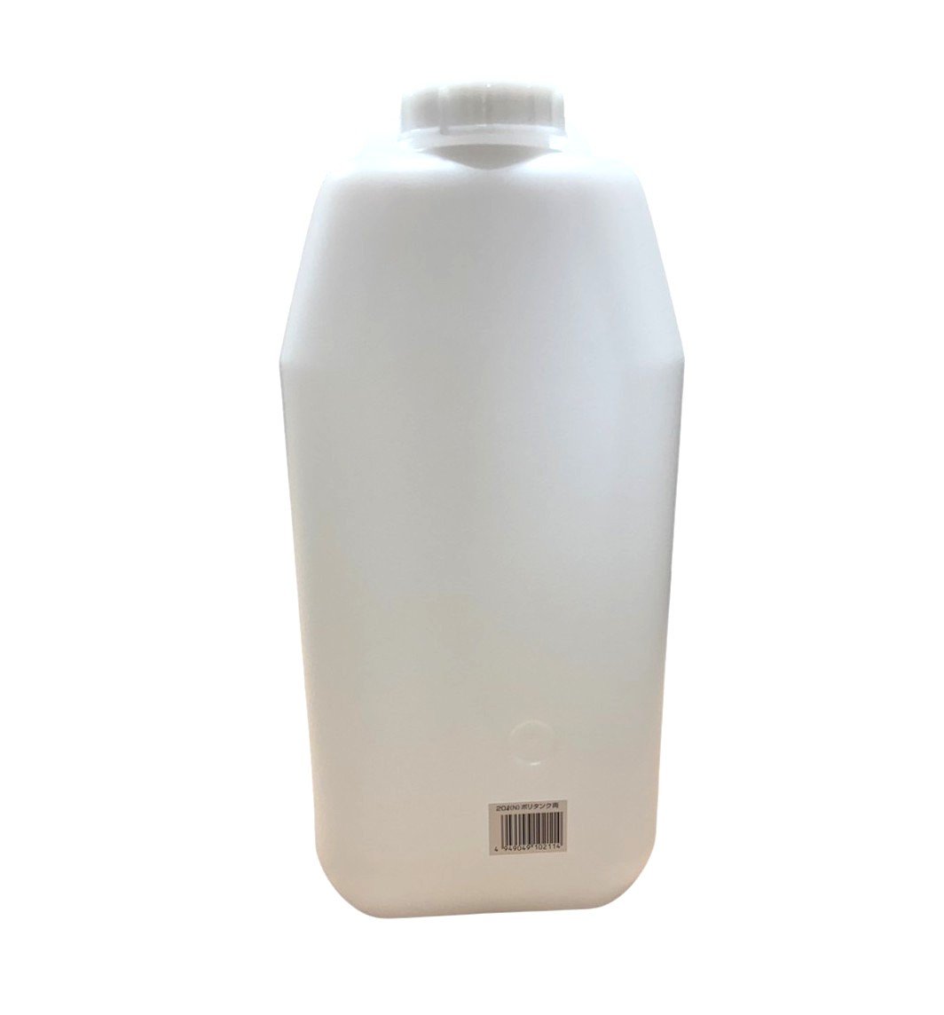 タンへり20m、ホワイト10本 ポリタンク（白）20L【10個セット】ポリ缶ノズル無し