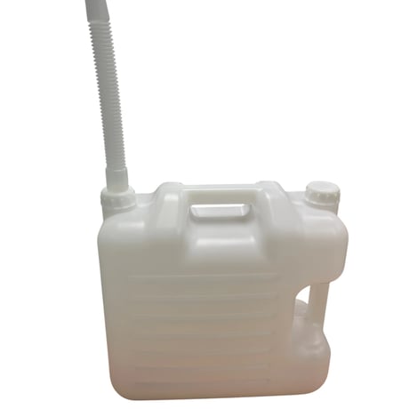 【20Lポリタンク】【TTタンク20】【5個セット】【ノズル付き】【口径Φ５０（ネジ部外径） 】【目盛付き】