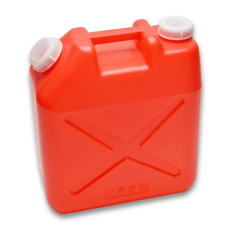 ポリタンク（赤）20L【5個セット】ポリ缶ノズル付き | ITOTEC SHOP