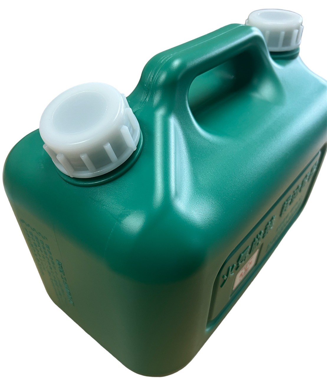 ※専用販売※ポリタンク希少　程度良　軽量　　アルミタンク　レース用　競技用 軽油タンク（緑）10L【10個セット】軽油缶 両キャップ仕様 消防法