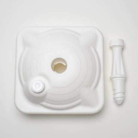 注水式スタンド１２Kg（白）【６個セット】パラソルスタンド