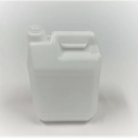 ポリタンク（白）４Ｌ【５個セット】ポリ缶ノズル付き