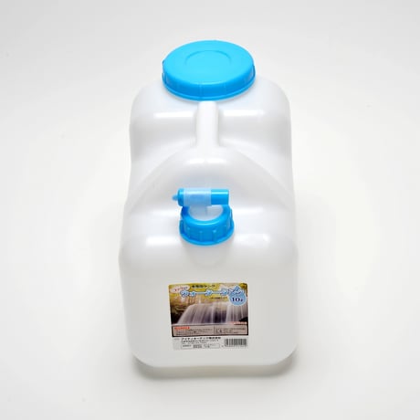 ウォータータンク（白）１０Ｌ【６個セット】ポリ缶コック付き