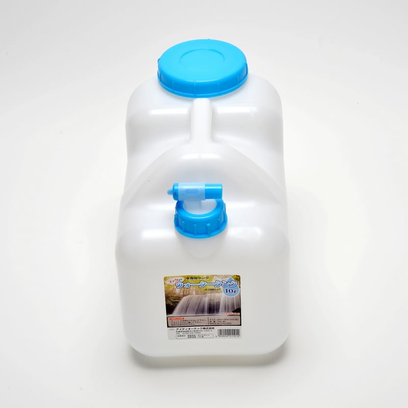 ウォータータンク（白）10L【6個セット】ポリ缶コック付き