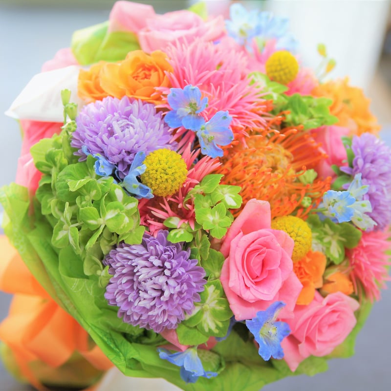 カラフルブーケ | florist hanamoto