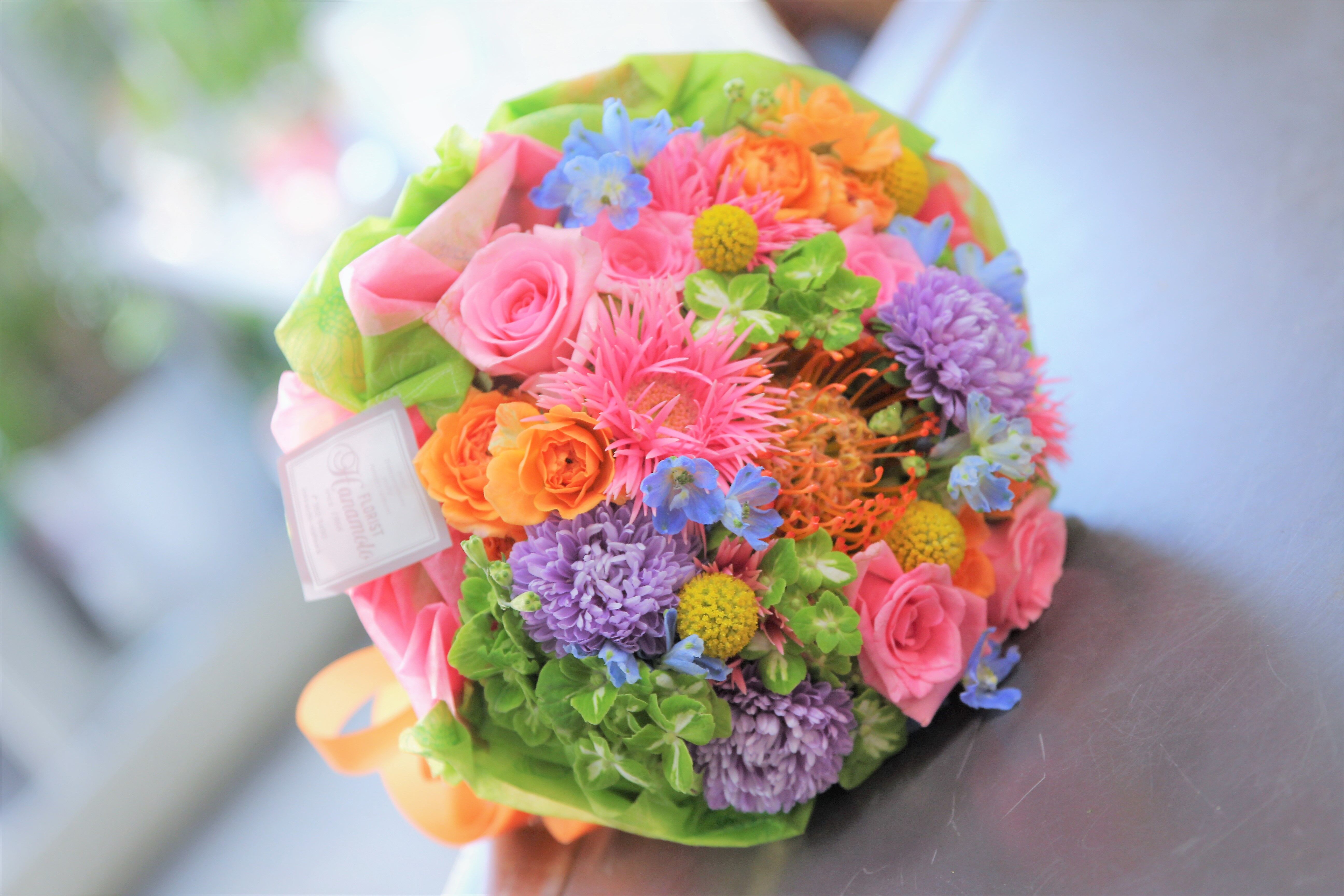 カラフルブーケ | florist hanamoto