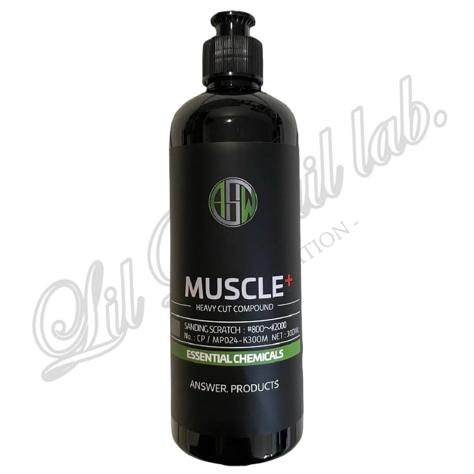 ANSWER【 MUSCLE＋ 】初期研磨用コンパウンド 300ml | Lil Detail