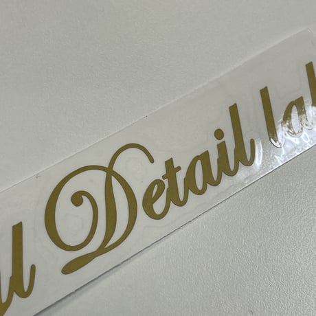 【送料無料】Lil Detail Lab. カッティングステッカー GOLD