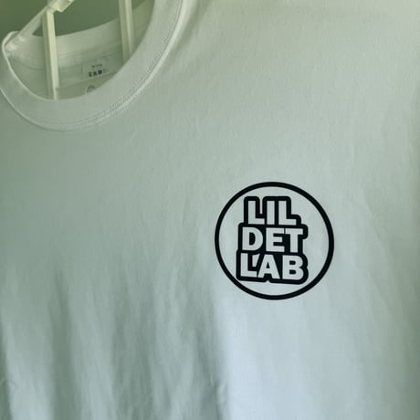 Lil Detail Lab.オリジナル【 ホワイト 】5.6オンス ビッグシルエット　ロングスリーブTシャツ