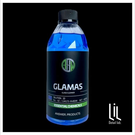 ★アウトレット　ANSWER 【⠀GLAMAS / 480ml⠀】ガラスクリーナー アンサー 正規販売店