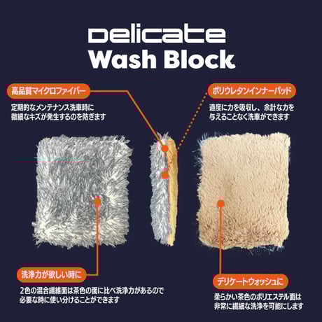 kleenDEPOT　Delicate Wash Block デリケートウォッシュブロック