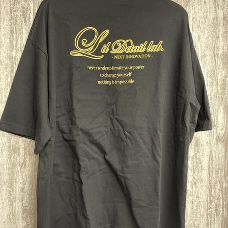 Lil Detail Lab.オリジナル　【ブラック】5.6オンス ビッグシルエットTシャツ