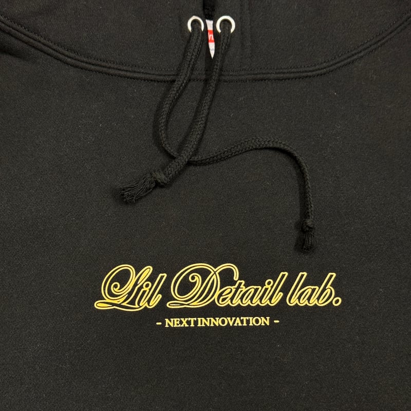 Lil Detail lab. 【 裏起毛オリジナルパーカー ブラック 】 | Lil Det