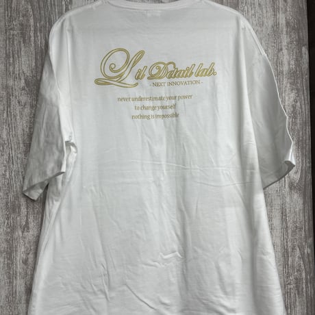 Lil Detail Lab.オリジナル　【ホワイト】5.6オンス ビッグシルエットTシャツ