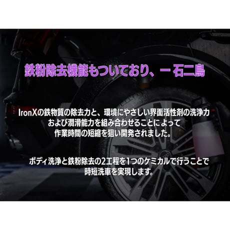 CARPRO　IronX Snow Soap アイアンエックススノーソープ　鉄粉除去機能付きシャンプー
