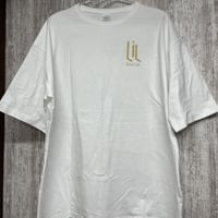 Lil Detail Lab.オリジナル　【ホワイト】5.6オンス ビッグシルエットTシャツ