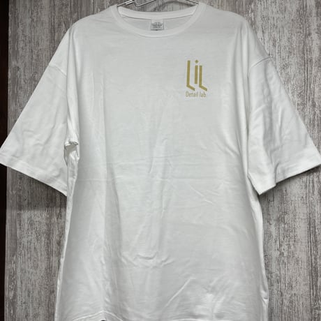 Lil Detail Lab.オリジナル　【ホワイト】5.6オンス ビッグシルエットTシャツ