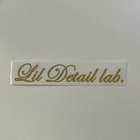 【送料無料】Lil Detail Lab. カッティングステッカー GOLD