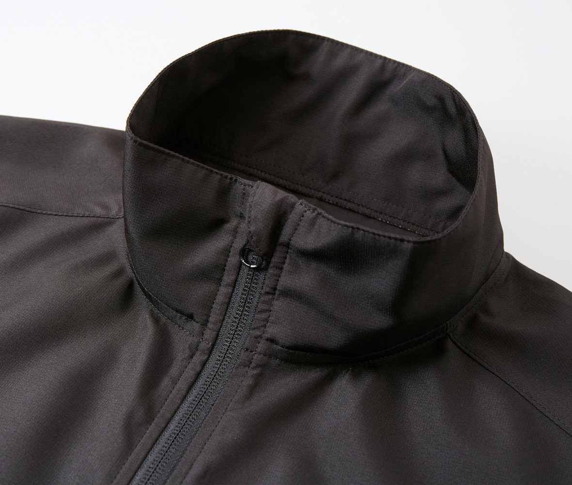 ナイロンジャケット 】 XLサイズ ブラックジャケット×ブラックプリント