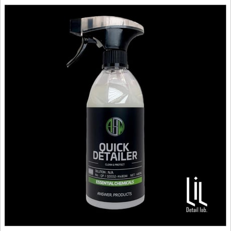 ANSWER 【⠀QUICK DETAILER / 480ml⠀】クイックディテーラー　アンサー　正規販売店