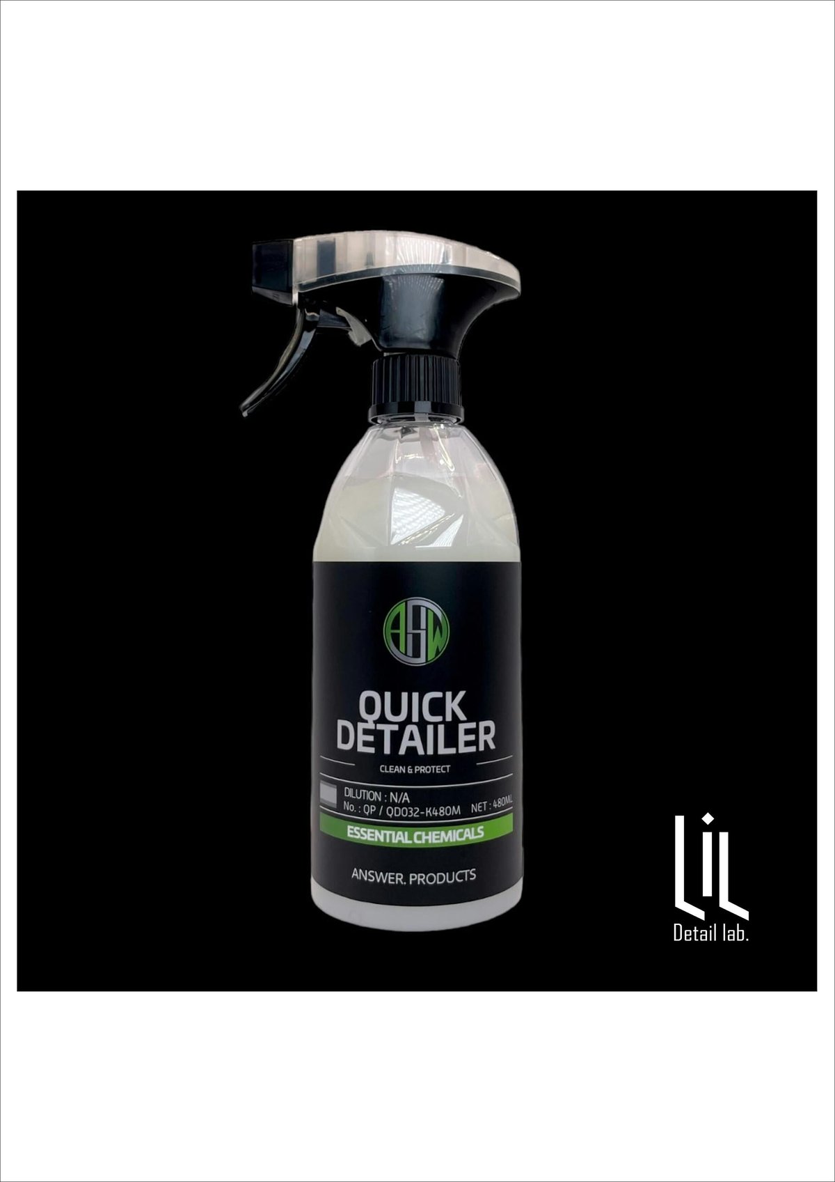 ANSWER 【⠀QUICK DETAILER / 480ml⠀】クイックディテーラー アンサ