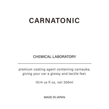 CHEMICAL LABORATORY【 CARNATONIC 】300ml カルナバ配合スプレー