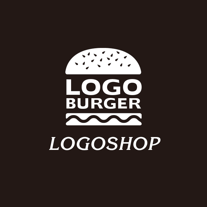 ロゴバーガー｜ハンバーガー・パン・フード・飲食店・カフェ