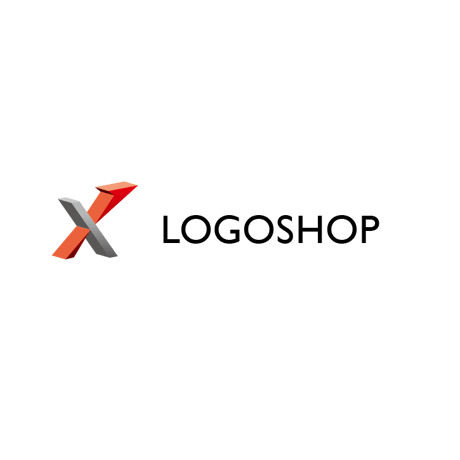 立体タイプX｜アルファベット・X・立体・矢印・上昇・向上・IT・インターネット・ネットサービス・テクノロジー・AI・情報・産業・設備・工業・コンサルタント・士業