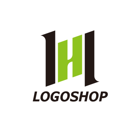 トップをとるナンバーワンH｜アルファベット・H・力強さ・パワー・安定・IT・インターネット・ネットサービス・テクノロジー・AI・情報・産業・設備・工業・コンサルタント・士業