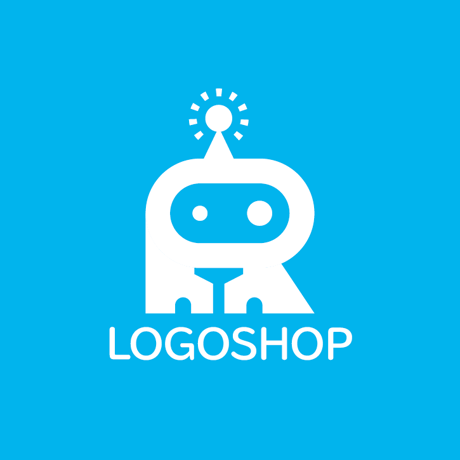 ロボットキャラクターR｜アルファベット・R・ロボット・キャラクター・かわいい・IT・インターネット・ネットサービス・テクノロジー・AI・情報・産業・設備・工業・コンサルタント・士業