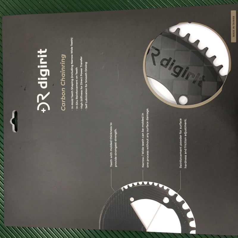 digirit カーボン チェーンリング 58t