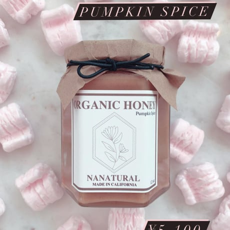 Organic honey  【Pumpkin spice】340g