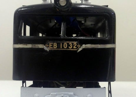 Katsumi EB10 electric locomotive (BK) - Tin rare model made in Japan