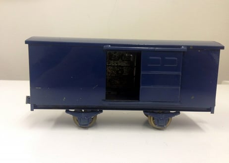 Katsumi Box wagon (with door opening / closing) - Tin rare model made in Japan