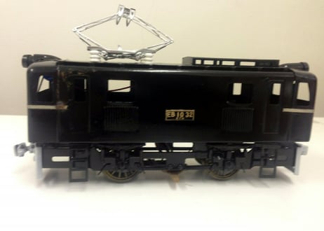 Katsumi EB10 electric locomotive (BK) - Tin rare model made in Japan